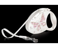 Flexi Glam Butterfly Medium - Mother of pearl-white